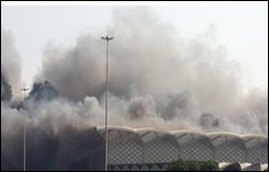 اطلاعات:جزئیات آتش‌‌سوزی پارکینگ واگن‌های رجاء در اسلامشهر